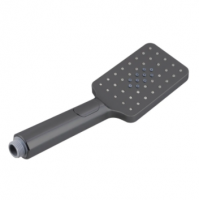 Square Gun Metal Grey Hand Shower